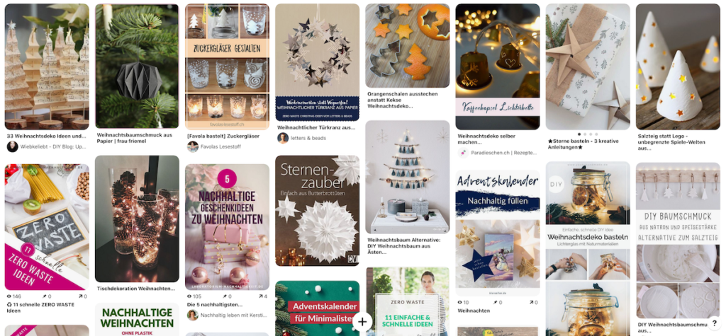 Zero Waste Weihnachten – Ideen bei Pinterest finden